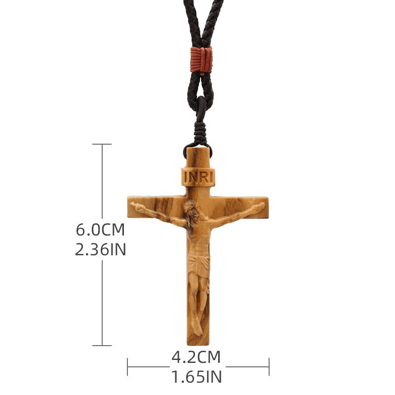 The Wooden Crucifix — Rooted in Faith. Worn With Purpose.
