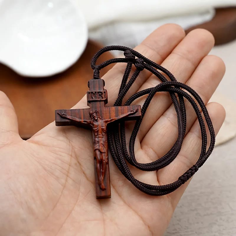 The Wooden Crucifix — Rooted in Faith. Worn With Purpose.