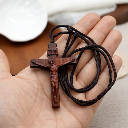 The Wooden Crucifix — Rooted in Faith. Worn With Purpose.