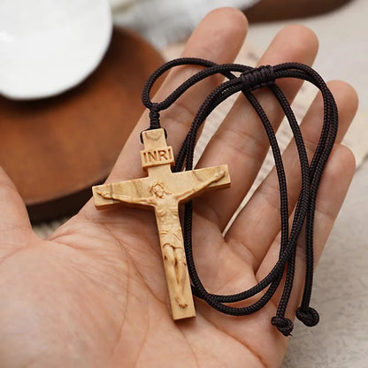 The Wooden Crucifix — Rooted in Faith. Worn With Purpose.