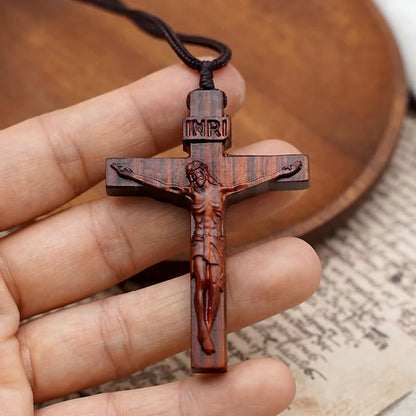 The Wooden Crucifix — Rooted in Faith. Worn With Purpose.