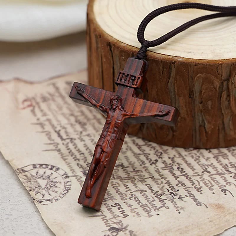 The Wooden Crucifix — Rooted in Faith. Worn With Purpose.