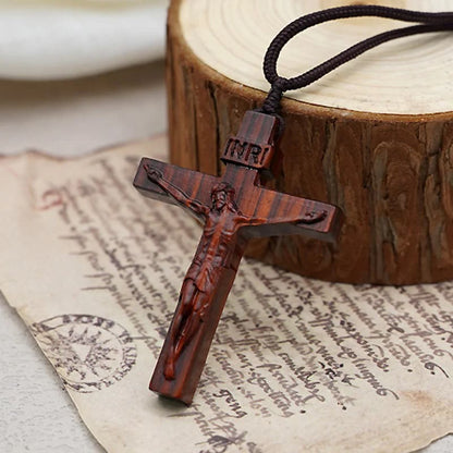 The Wooden Crucifix — Rooted in Faith. Worn With Purpose.