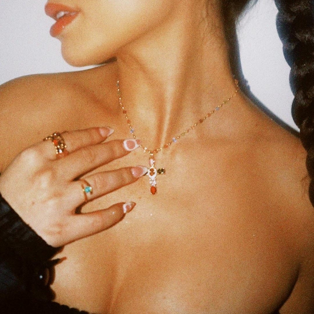 The 12 Gemstones Cross — Faith That Shines From the Heart