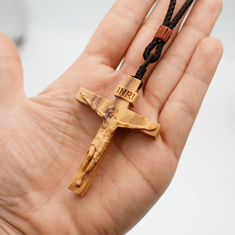 The Wooden Crucifix — Rooted in Faith. Worn With Purpose.