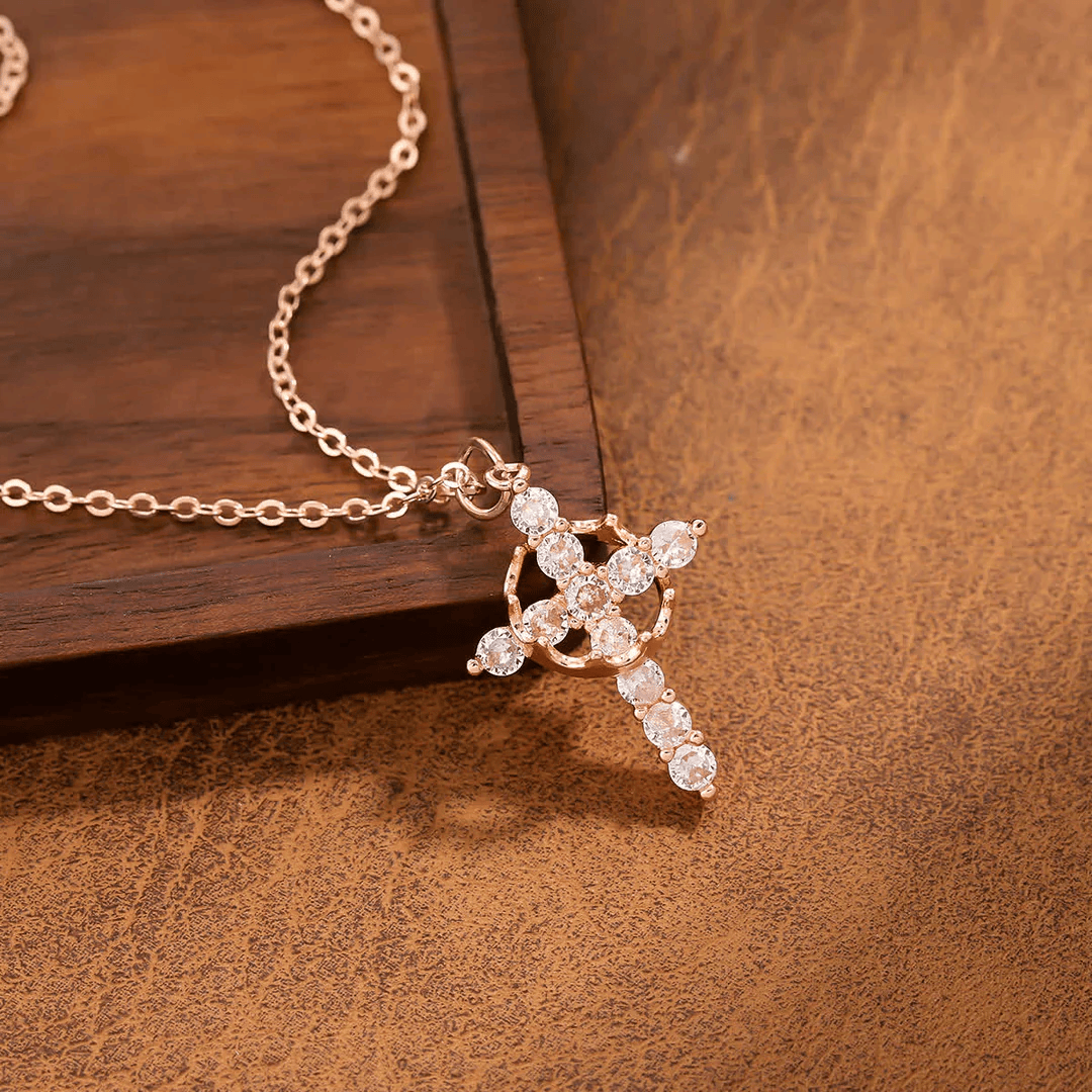 The Crowned Cross Set — Faith That Adorns You Inside and Out