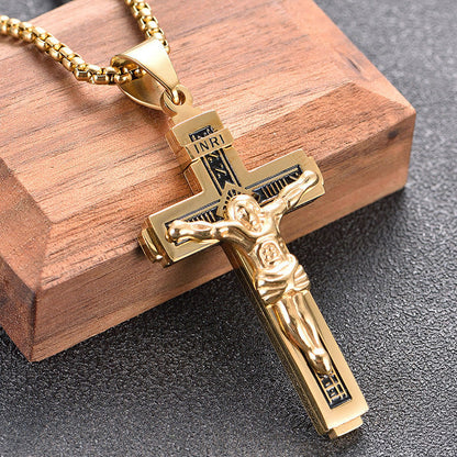 The Titanium Crucifix — Carry the Cross Every Day