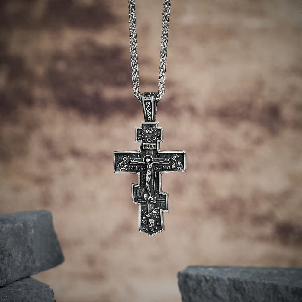 The Titanium Orthodox Crucifix — Unbreakable Faith For Every Season