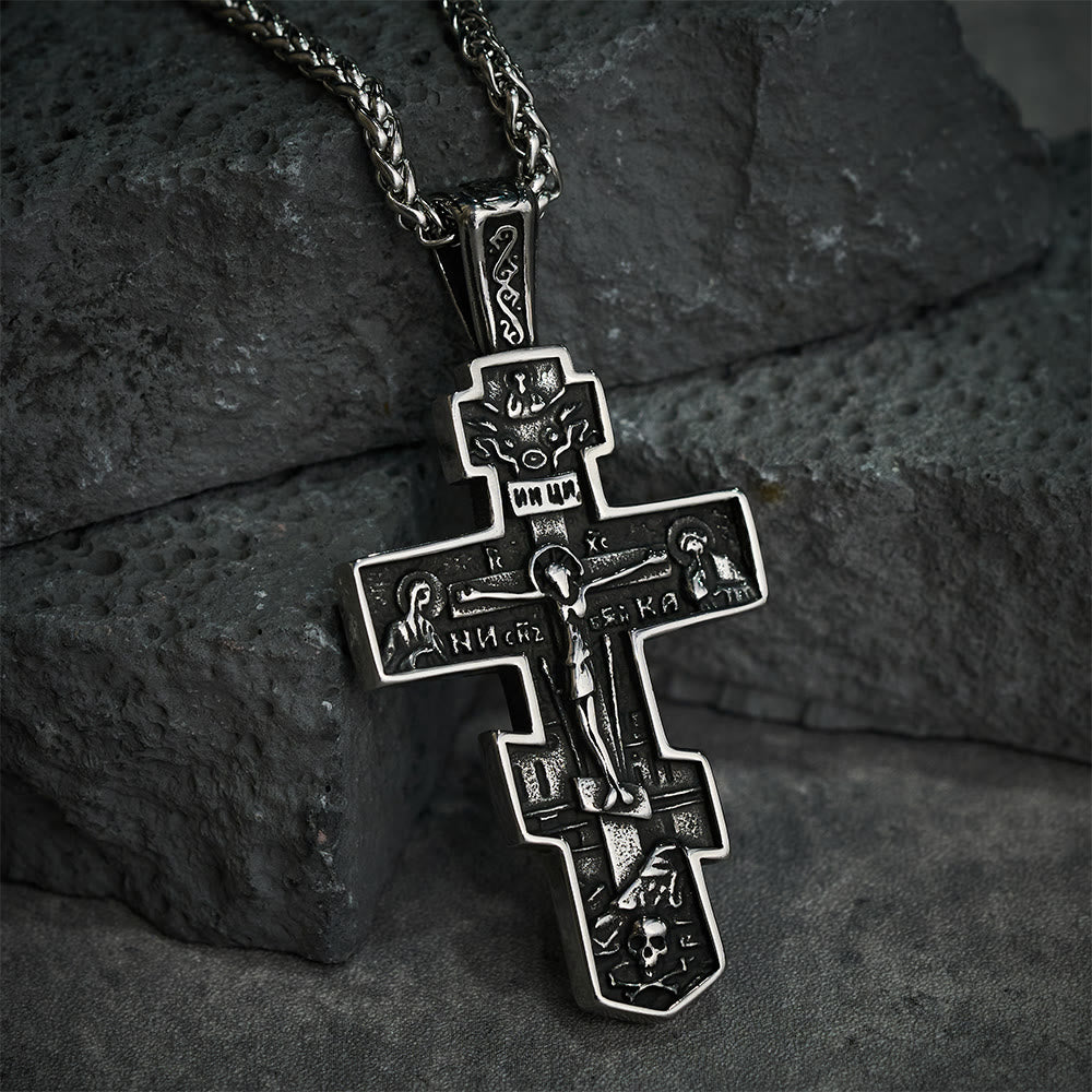 The Titanium Orthodox Crucifix — Unbreakable Faith For Every Season