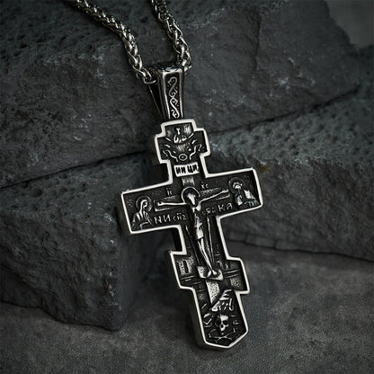 The Titanium Orthodox Crucifix — Unbreakable Faith For Every Season