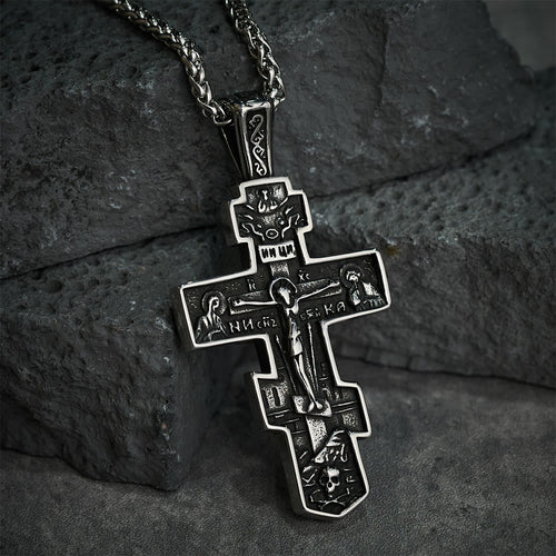 The Titanium Orthodox Crucifix — Unbreakable Faith For Every Season