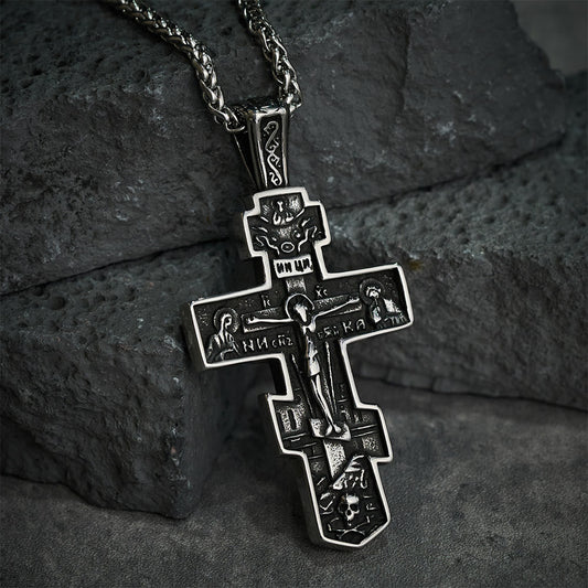 The Titanium Orthodox Crucifix — Unbreakable Faith For Every Season