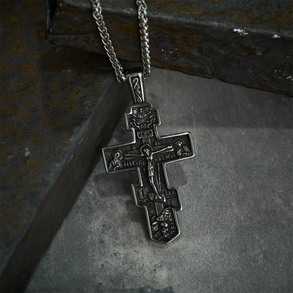 The Titanium Orthodox Crucifix — Unbreakable Faith For Every Season