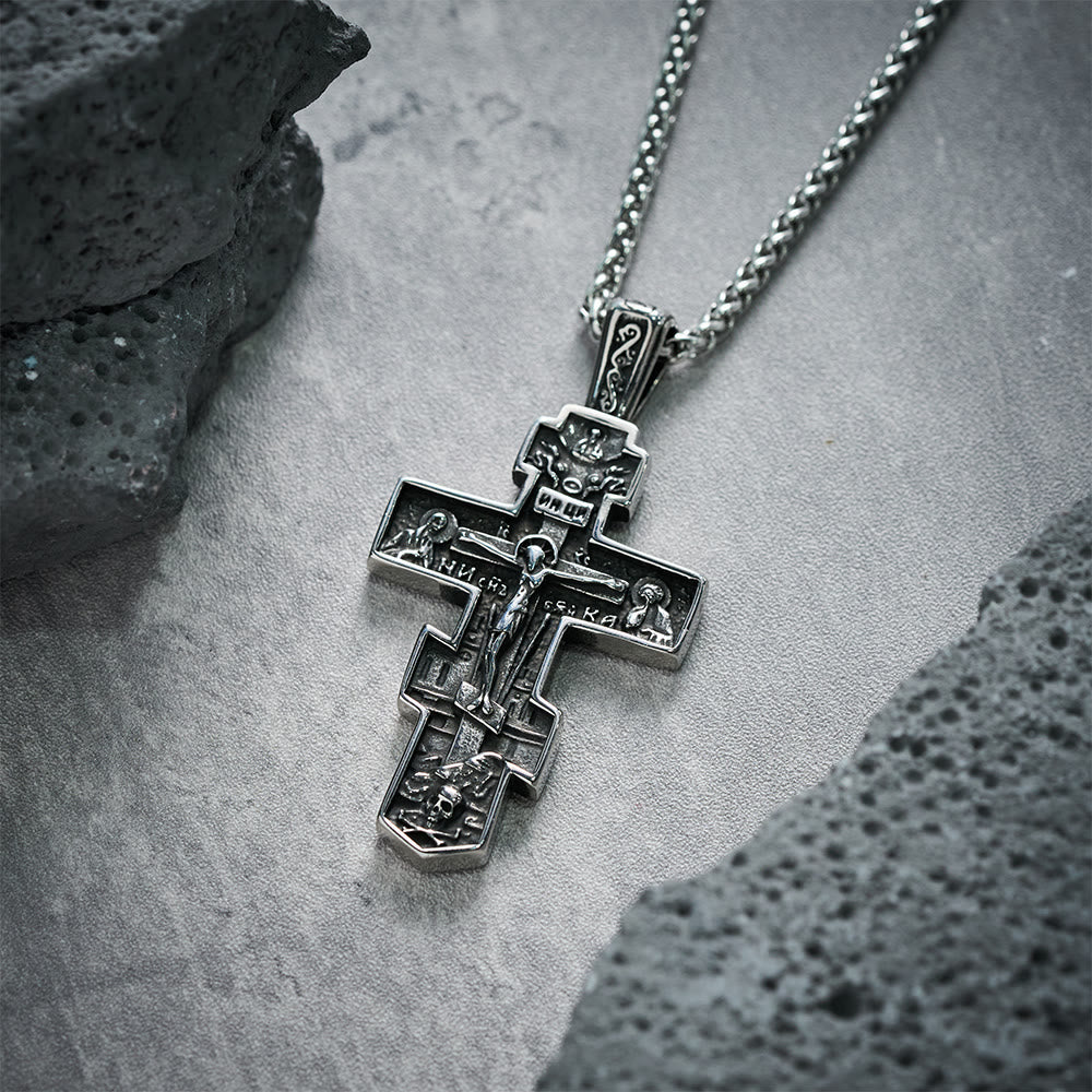 The Titanium Orthodox Crucifix — Unbreakable Faith For Every Season