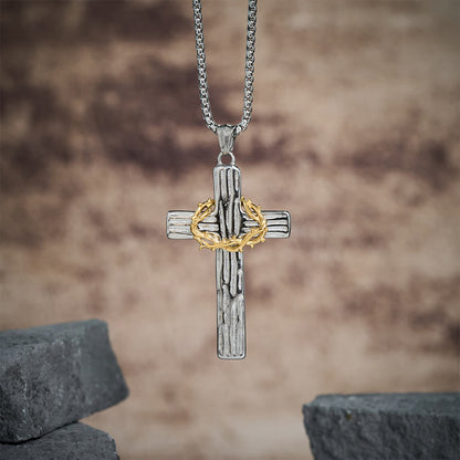 The Crown of Thorns Cross — His Sacrifice. Your Protection. Every Day.