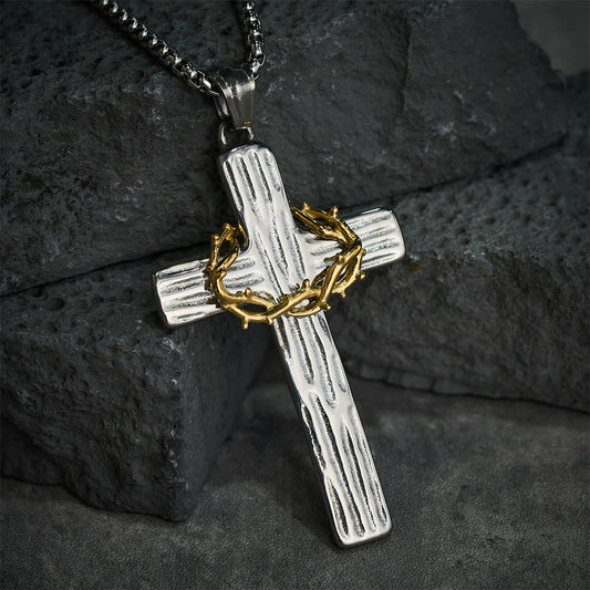 The Crown of Thorns Cross — His Sacrifice. Your Protection. Every Day.