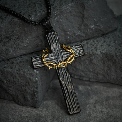 The Crown of Thorns Cross — His Sacrifice. Your Protection. Every Day.