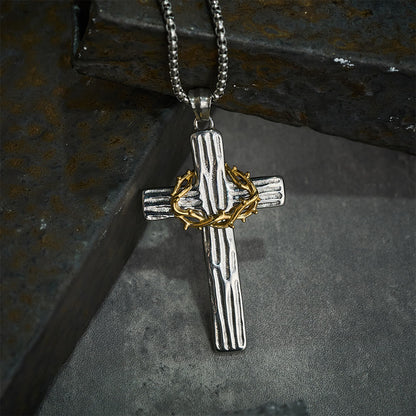 The Crown of Thorns Cross — His Sacrifice. Your Protection. Every Day.