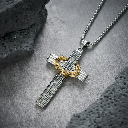 The Crown of Thorns Cross — His Sacrifice. Your Protection. Every Day.