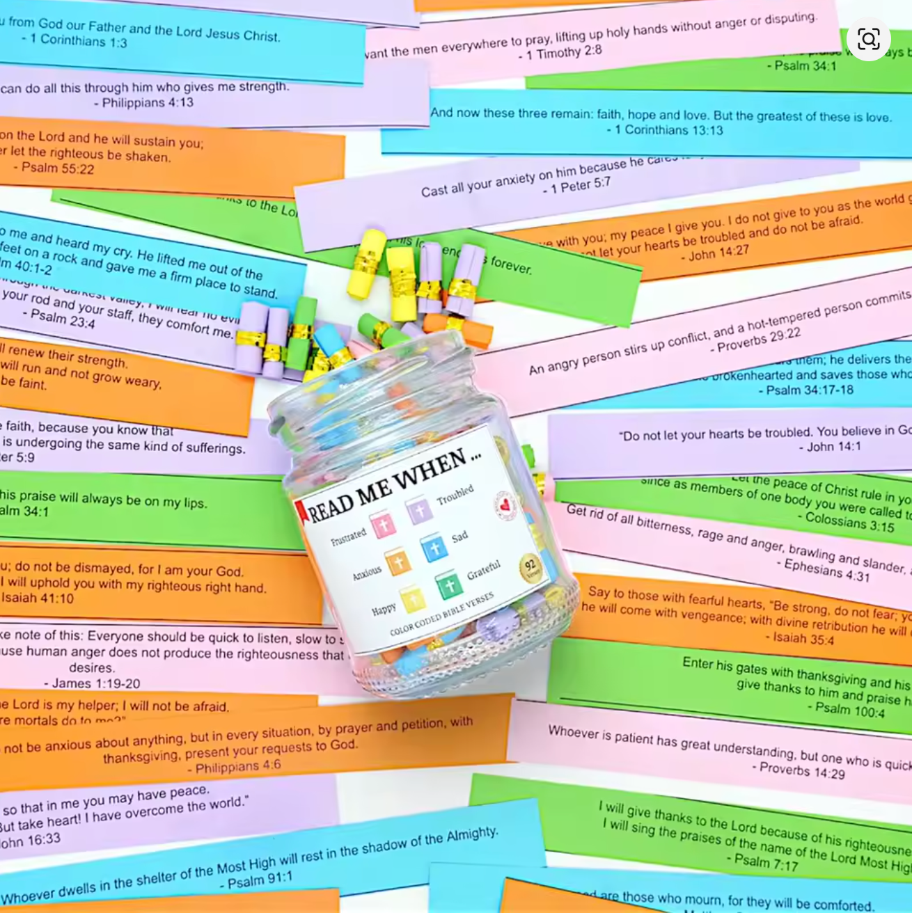 Bible Verse Jar